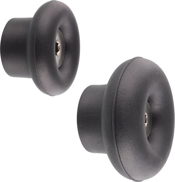 Wagner Wandhaken-Set Dot WH 0200 Schwarz aus Stahl, 4 Stück - Bild 1