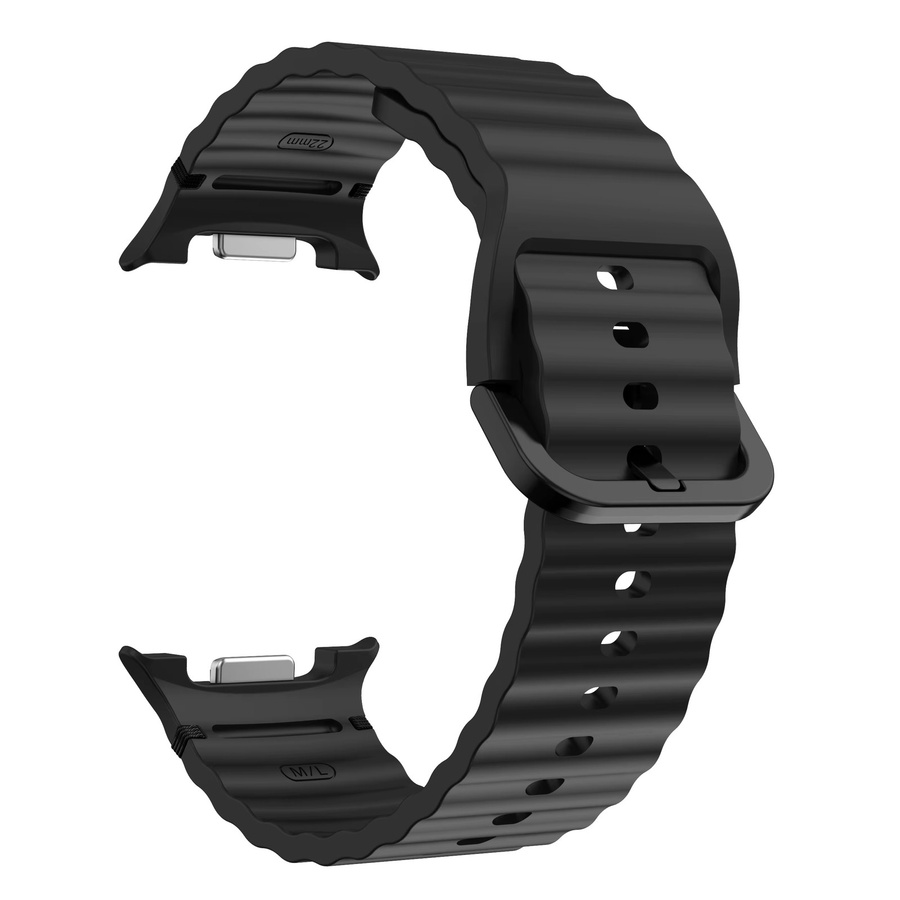Samsung Uhrenarmband Silikon, Schwarz, Unisex - Bild 2