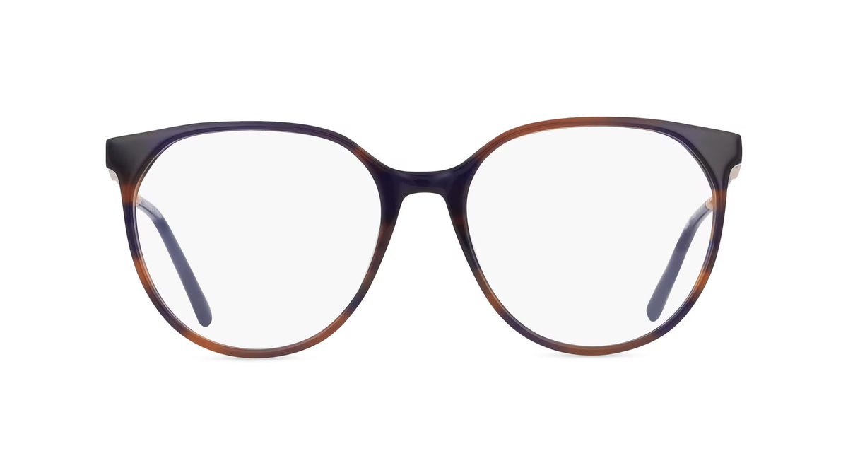 MINI EYEWEAR 741028 Korrektionsbrille Damen, Vollrand, Panto, Kunststoff, braun - Bild 1