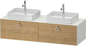 Duravit Waschtischunterschrank White Tulip in White, Breite: 160 cm, Tiefe: 55 cm, Höhe: 40,8 cm - Bild 1