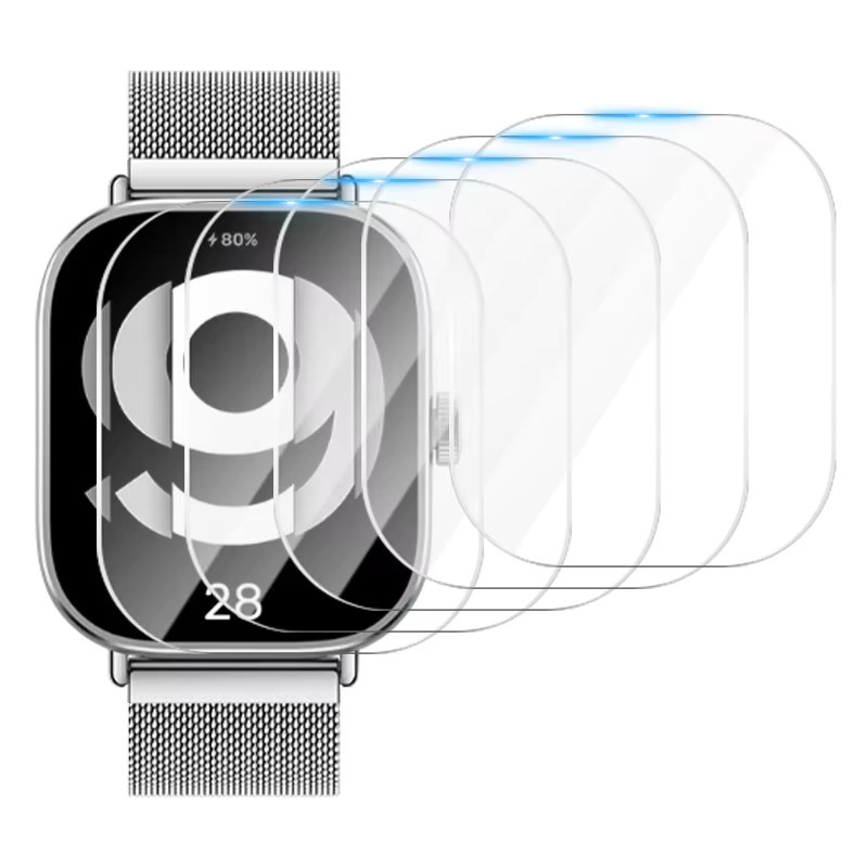 Mptionx Displayschutz für Xiaomi Redmi Watch 4, Glas, transparent, Unisex - Bild 6