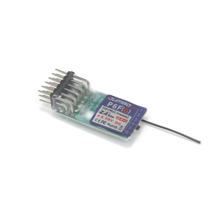 DUMBORC Mini-Empfänger 2.4G 6CH, P6F P6FG Gyro - Bild 1