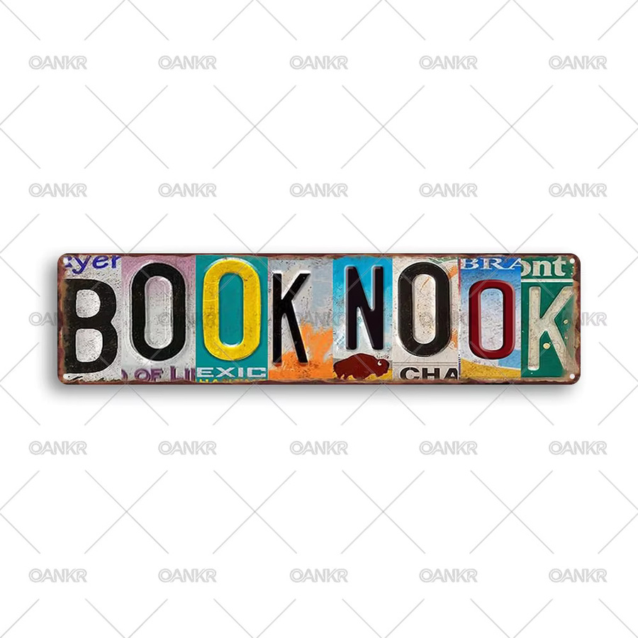 OANKR Metall-Blechschild im Nummernschild-Stil mit lustigem Zitat als Wanddekoration für dein Zuhause oder Wohnmobil - Bild 2