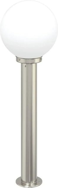 vidaXL Pollerleuchte aus Edelstahl in Silber, IP44, Höhe: 80 cm - Bild 1