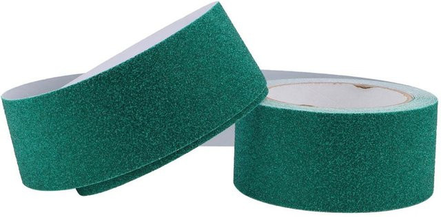 Fishine Anti-Rutsch Klebeband aus PVC mit Quarzsand für Treppen und Stufen, Grün und Schwarz, Länge: 5 m - Bild 1