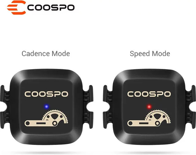 Coospo BK467 Trittfrequenz- und Geschwindigkeitssensor in Schwarz mit Bluetooth 4.0 für Rennrad und Fahrradcomputer wie Wahoo oder Garmin - Bild 1
