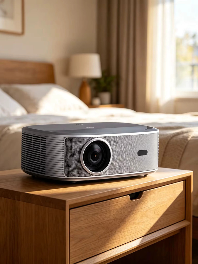 Everycom HQ11W Smart Beamer mit Android 15, 4K Full HD 1080P, 3600 ANSI, HDR10, WiFi6 und Auto-Fokus - Bild 4