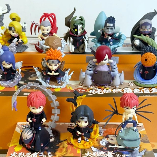 Bandai Naruto Shippuden Akatsuki Charakter Blind Box, Anime Actionfiguren - Bild 1