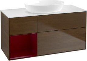 V&B Waschtischunterschrank Finion in Weiß lackiert, Breite: 120 cm, Tiefe: 50,1 cm, Höhe: 50,1 cm - Bild 1