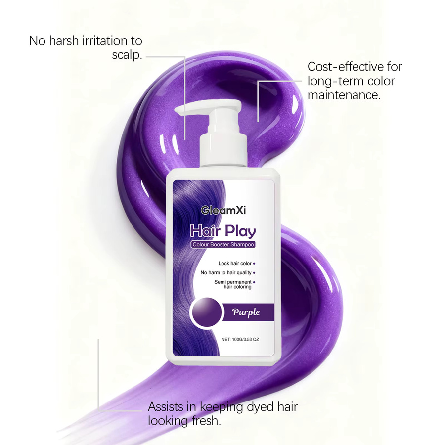 GleamXi Colour Booster Shampoo, 100g, für coloriertes Haar - Bild 3