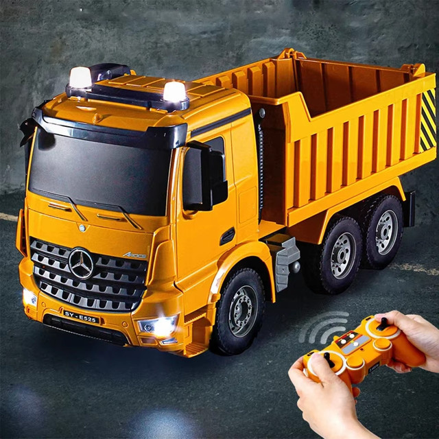 Doppel E E525 RC Muldenkipper, Spielzeug Auto, 1:20, mit Licht und Sound - Bild 1