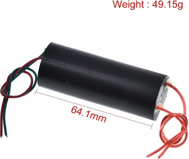Hochspannungsgenerator Hochspannungsmodul Spannungswechselrichter Transformator Boost Modul 3-6V 400KV in Schwarz - Bild 1