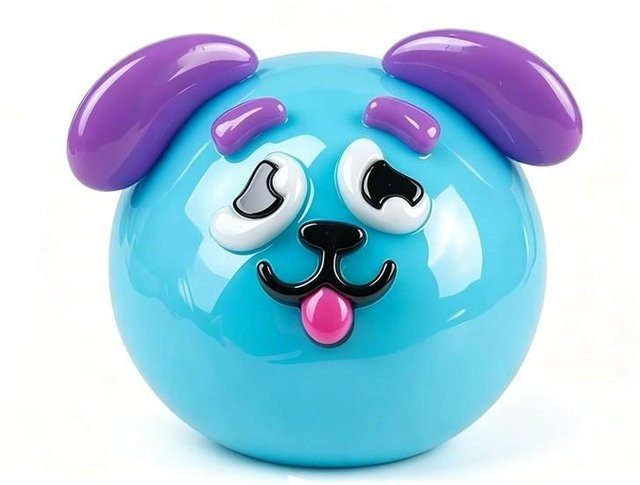 Smushers Squishy, Hundegesichtswechsel Squishy Spielzeug, blau - Bild 1