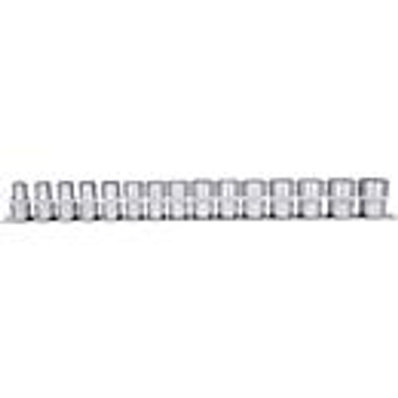 KS Tools 1/2 Zoll 12-kant-Stecknuss-Satz, 15-teilig, 10-24mm, Silber - Bild 3