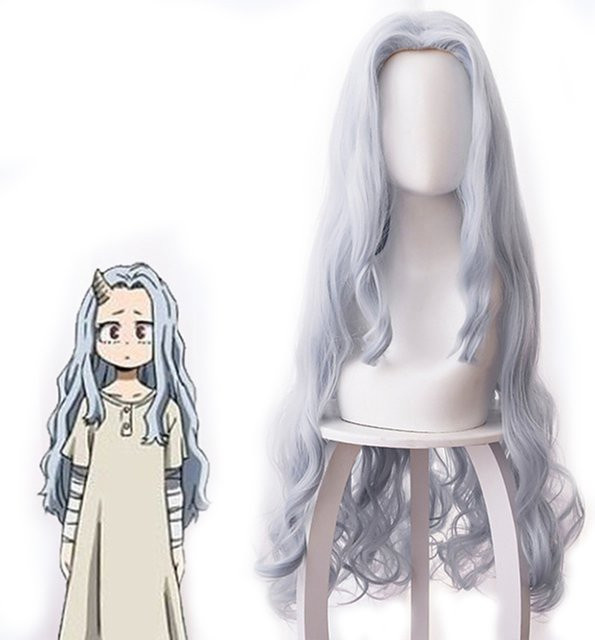 hairjoy Anime-Perücke, hellblau, lockig, gewellt, Damen - Bild 1