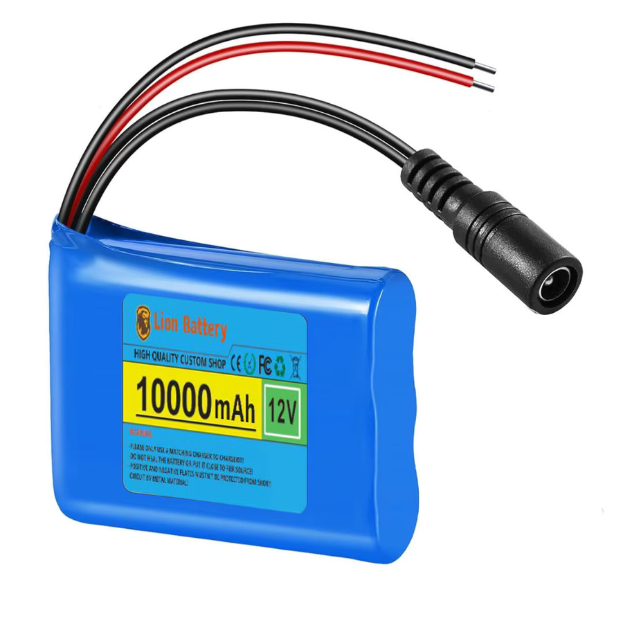 Aleaivy Tragbarer Lithium-Ionen Akku 12V 10Ah mit Ladegerät, Blau, 10000 mAh - Bild 6