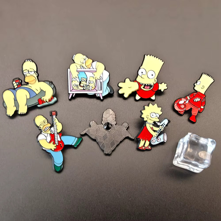 The Simpsons Broschen-Set, Emaille, Bunt, Kinder - Bild 2