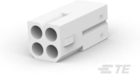 TE Connectivity 770843-1 Steckverbinder in Weiß - Bild 1
