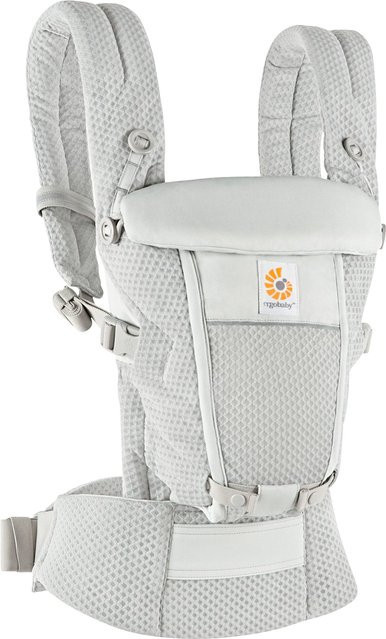 Ergobaby Adapt SoftFlex Babytrage in Grau mit reflektierenden Elementen - Bild 1