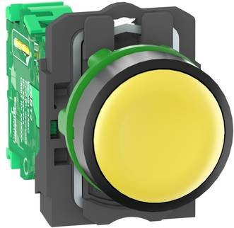 Schneider Electric Harmony XB5R Funkdrucktaster aus Kunststoff in Gelb mit Ø 22 mm - Bild 1