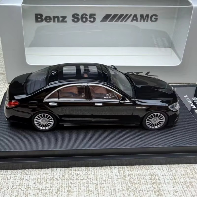 WELLY S-Klasse S65 W222 Coupé, Sportwagen Modell, 1:64, Metall, Schwarz - Bild 3