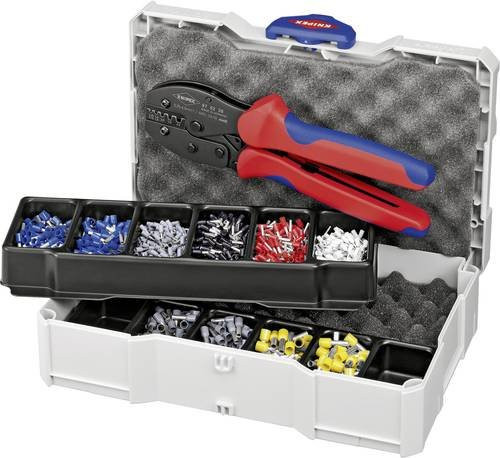 Knipex Crimp-Sortiment für Aderendhülsen mit PreciForce Crimpzange, 1201-teilig, 0,50-6,00 mm², Multicolor - Bild 1