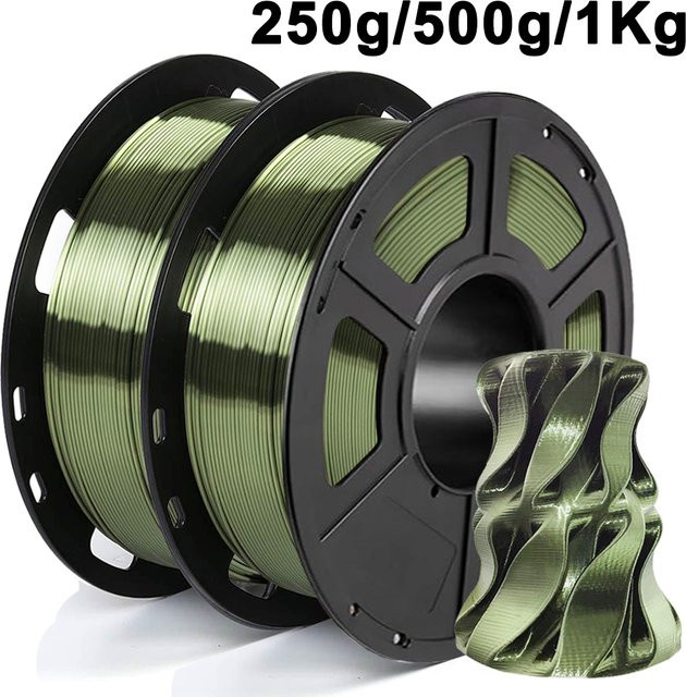 3D Maliang PLA Seide Filament Bronze 1,75mm für FDM 3D Drucker - Bild 1