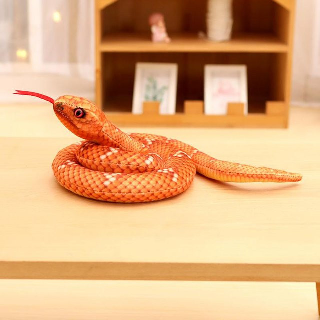 Kidsly Python bunte Schlange Plüsch, 120 cm, ab 14 Jahren, bunt / mehrfarbig - Bild 1