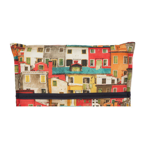 Beo Sitzauflage Niedriglehner Tours 4er-Set mit Hausdesign, bunt, B/T/H: 98 x 46 x 8 cm - Bild 2