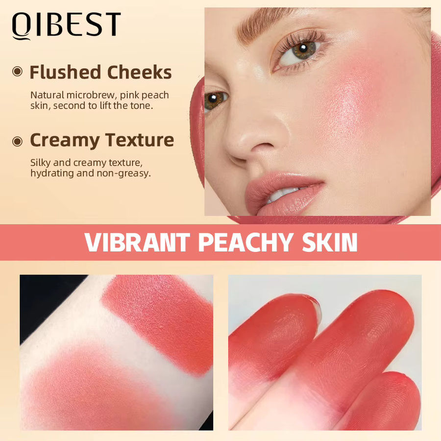 QIBEST 3 in 1 Make-up-Stift, Sweet And Rosy, Creme, Unisex - Bild 4