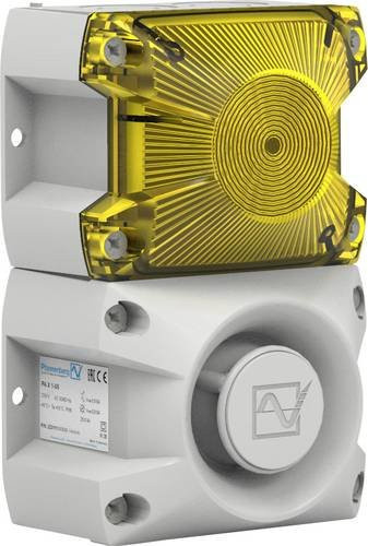 Pfannenberg Optisch-akustischer Signalgeber PA X 1-05 24 DC YE 7035 Gelb 24 V/DC 100 dB - Bild 1