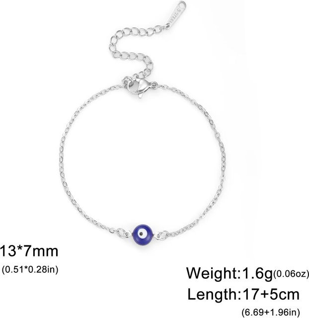 YULIN Armband, Edelstahl, Silber, Damen, 17-22 cm - Bild 1