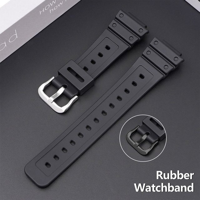 YIFILM Uhrenarmband, Kunststoff, Schwarz, Unisex - Bild 1