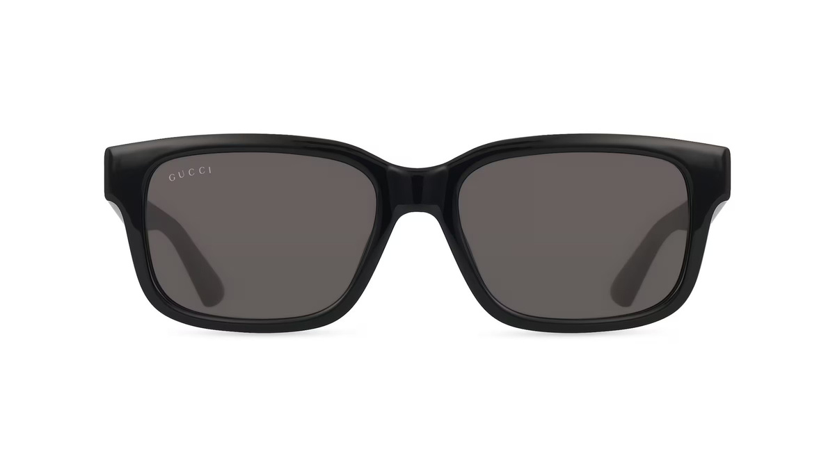 Gucci Sonnenbrille, Vollrand, Quadratisch, Kunststoff, Schwarz, Unisex - Bild 1