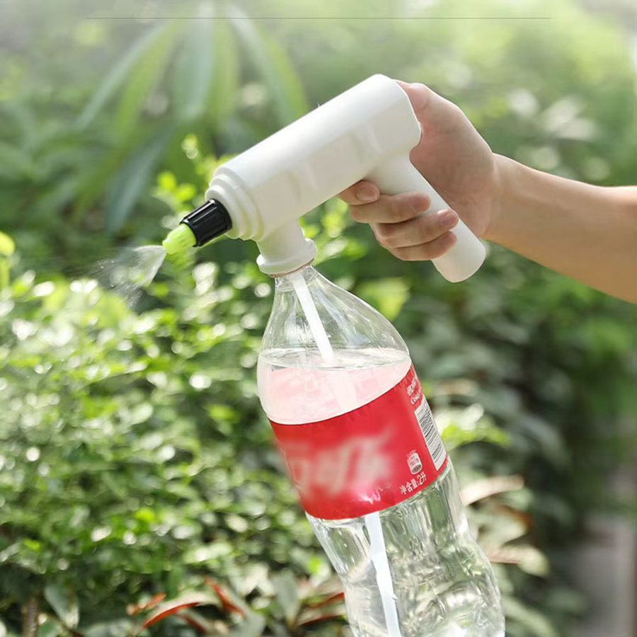 Alloet Hochdruck-Elektrosprühflasche in Weiß mit wiederaufladbarem Akku für Haus und Garten - Bild 3