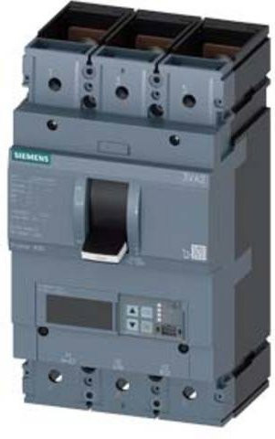 Siemens 3VA2450-7MQ32-0AA0 Leistungsschalter in Grau mit einem Einstellbereich von 200 - 500A und einer maximalen Schaltspannung von 690 V/AC - Bild 1