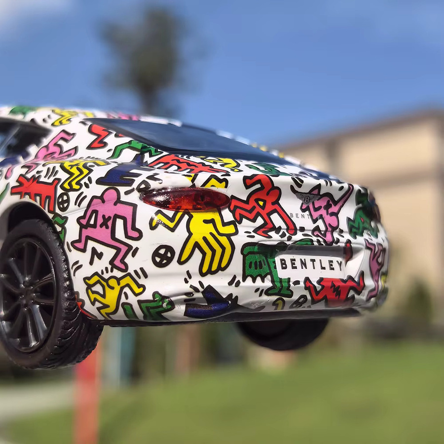 MAKEDA Mini Fahrzeuge, Maßstab 1:36, Legierung, Rosa / Pink - Bild 1