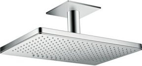 Hansgrohe Axor Kopfbrause Decke in Edelstahl-Optik, quadratisch, Silber, B: 46,0 cm, T: 46,0 cm, H: 30,0 cm - Bild 1