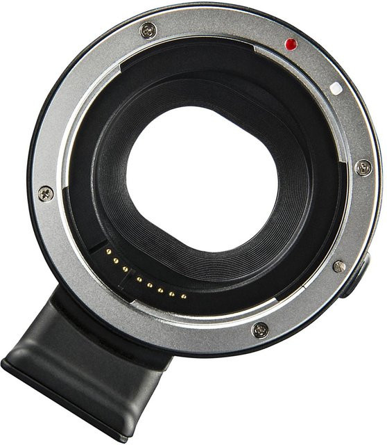 Canon EF-EOS-M Objektivadapter mit Autofokus für Canon EF und EF-S Objektive an Canon EOS M Kameras, Schwarz - Bild 1