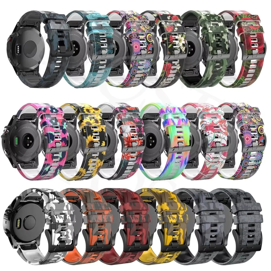 QCTOG Uhrenarmband Silikon, Camo, Unisex - Bild 2
