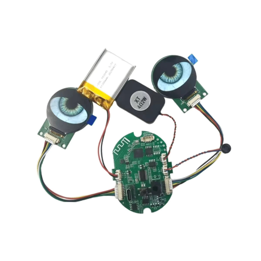 QSZNTEC RoPet Open-Source KI-Roboter-Lösung mit binokularem Kamerasystem und interaktiven Expressions-Augen in Multicolour - Bild 2