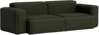 HAY Mags Soft 2,5-Sitzer Sofa Kombination mit einem Low Armrest links in Textilbespannung - Bild 1