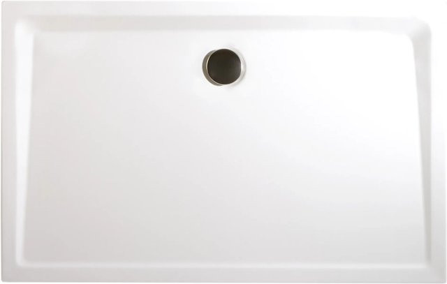 Schulte ExpressPlus Duschwannen-Set aus Mineralguss, rechteckig, weiß, B/T: 140 x 90 cm - Bild 1