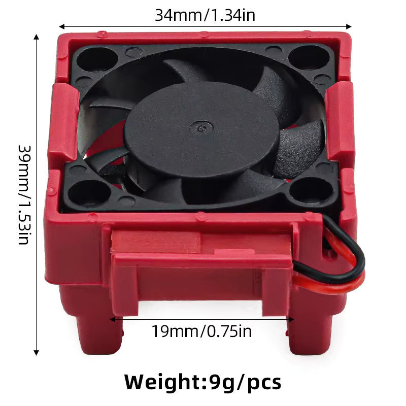 Traxxas ESC-Lüfter mit Kühlkörper, Ersatzteil - Bild 2