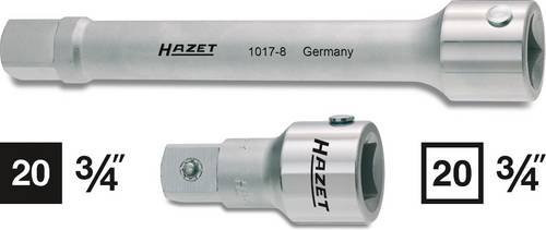 Hazet Steckschlüssel 3/4 Zoll aus Chrom-Vanadium in Silber, Länge: 75 mm - Bild 1