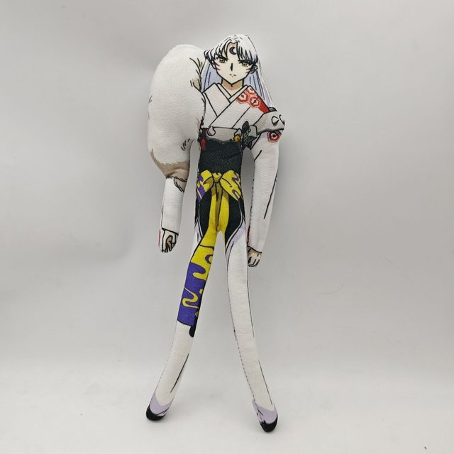 Inuyasha Plüschtier, 28cm, mit internem Drahtgestell, positionierbar, ab 18 Jahre - Bild 1