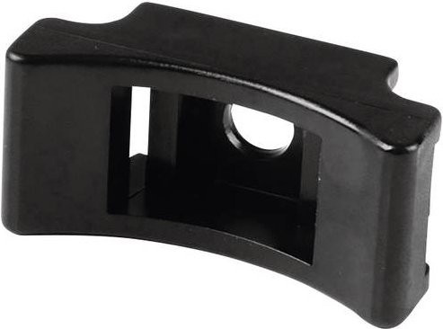 HellermannTyton Befestigungssockel LKCSF1-PA66-BK in Schwarz, schraubbar, für Bündel-Ø bis 13 mm - Bild 1