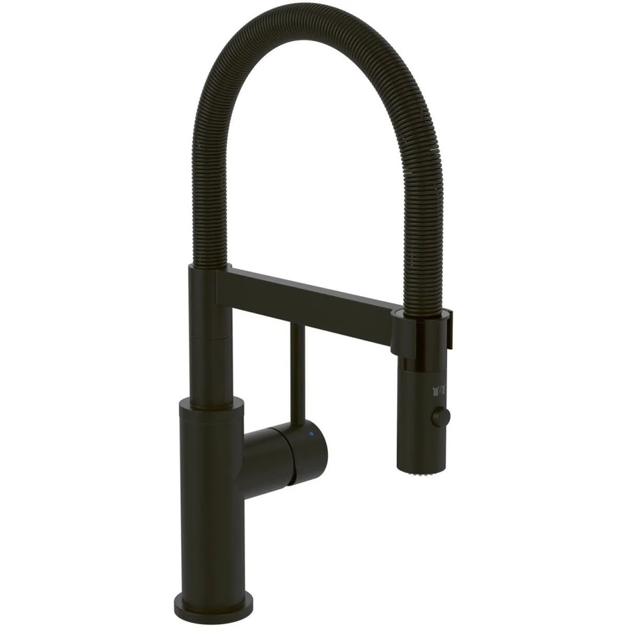 Villeroy & Boch Steel Expert Compact Küchenarmatur Einhebelmischer mit Umschaltfunktion und schwenkbarem Auslauf, Schwarz Matt, Auslaufhöhe: 14,3 cm - Bild 2