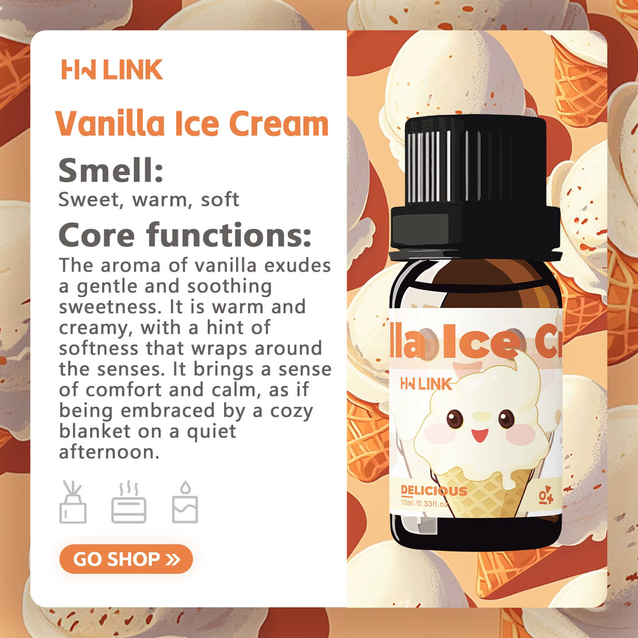 Vanille-Eiscreme-Duftöl, 10 ml - Bild 3