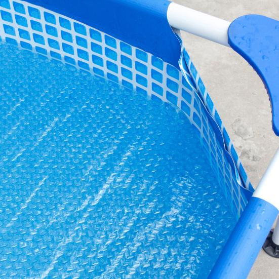 Wasserdichte und UV-beständige Schwimmbadabdeckung als Allwetterschutz in Größe S - Bild 1